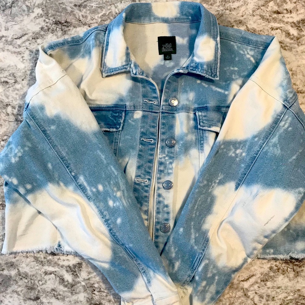 Women’s Tie-Dye Denim Jacket